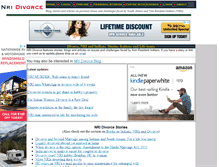 Tablet Screenshot of nridivorce.com